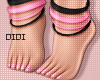 !!D Cute Feet Pink LT