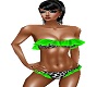 LimeGreen/Leopard Bikini