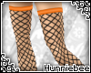 [H] OrangeBlack Fishnets