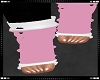 White Pink Socks
