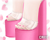 Bratty Pink Heels