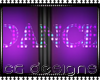 Teal/Purple Dance Sign