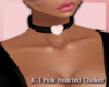 JC l Pink Hearted Choker