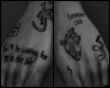 Real foots + no cry tatt