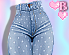 *B BF Jeans;; S/M;; DOTS