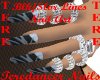Blk/Slvr Lines Nail Art