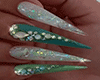 Diamond Nails Green