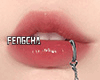 冯 Cross Lip Ring