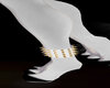 White Gold Anklet L