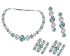 Blue/White Jewelry Set