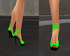 bright green shoes