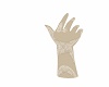 BEIGE N LACE HAND STATUE