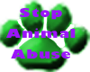 Stop animal abuse green