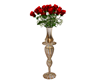 Pedestal Table + Flowers