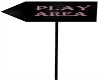 Pink Play Area Sign