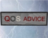 QOS ADVICE sign