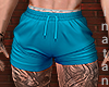 Blue Muscle Shorts.