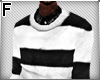 F| Black&White Sweater