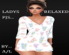 A/L  LADYS RELAXED PJ