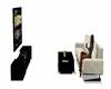 white & black tv gamer