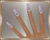 Lavender Diamond Nails