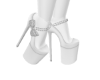 [£] Delicate WhiteHeels