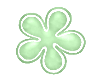 Cartoon Flower - Green