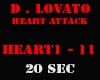 D . LOVATO  HEART ATTACK