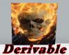 Flame Skull poster 2