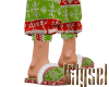 Ⓔ Holiday Slippers M