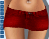 SE-Red Jean Mini Skirt