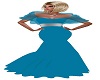 IMC Teal & Silver Gown