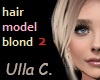 UC model 2 blond hair