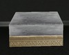 Ottoman Gray-Gold