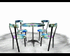 Cafe Table 4 Chairs