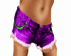 purple hot pants