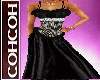 Long Corset Gown- Black