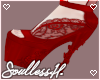Femboy Lace Heel Red