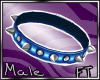 (M)Blu Spiked Collar[FT]