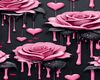 M| 3D pink rose