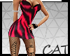 Red Zebra Dress