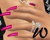Wild Pink Nails