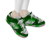GREEN DRIP SHOES