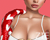 Add Heart Fur Jacket Red