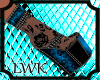 Riveted Lace Heels LBlue