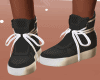 `A` Black Sneaker