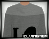 E|No Love Sweater Gray