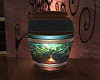 PEACOCK POTTED JAR