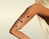 Pink Garnet Arm Band (L)