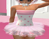 Pink heart tutu dress